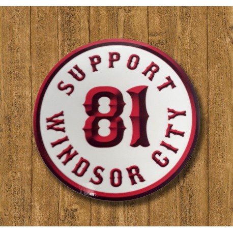 SUPPORT 81 WINDSOR CITY DECAL