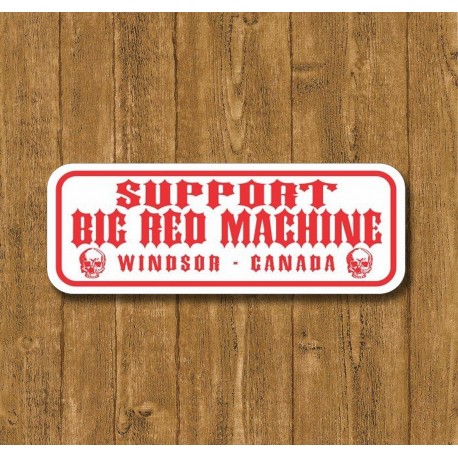 SUPPORT BIG RED MACHINE DECAL